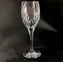 MIKASA OLYMPUS WATER GLASSES, Cut Lead Crystal, 9, 10 oz, SLOVENIA. 2PC