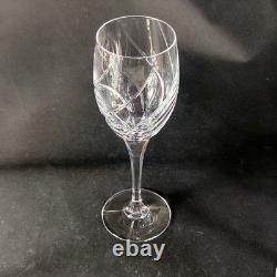 MIKASA OLYMPUS WATER GLASSES, Cut Lead Crystal, 9, 10 oz, SLOVENIA. 2PC