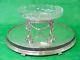 Magnificent Large Gorham Sterling Silver / Cut Glass Crystal Center Piece 109 Oz