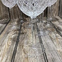 Marquis By Waterford Brady Pattern Clear Cut Crystal 14oz Water Goblet Set Of 11