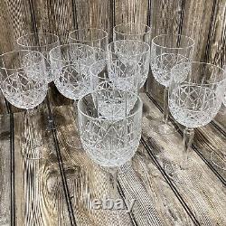 Marquis By Waterford Brady Pattern Clear Cut Crystal 14oz Water Goblet Set Of 11