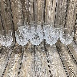 Marquis By Waterford Brady Pattern Clear Cut Crystal 14oz Water Goblet Set Of 11