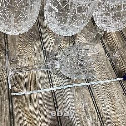 Marquis By Waterford Brady Pattern Clear Cut Crystal 14oz Water Goblet Set Of 11