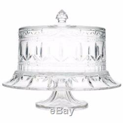 Marquis by Waterford Finley Multi Use Fan & Wedge Cut Crystal Cake Stand
