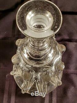 Matching Pair of Two (2) Fine Cut Crystal Decanters Most Likely Baccarat