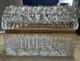 Mid-Century French Diamond Cut Crystal Casket Jewelry Box Gold Hinged Closure