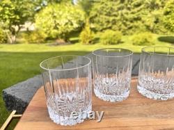 Mikasa Aractic Lights Double Old Fashioned Glasses Crystal 3 -7/8Set Of 4