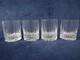 Mikasa Aractic Lights Double Old Fashioned Glasses, Cut Crystal, 3 7/8, 4PCS