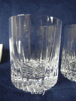Mikasa Aractic Lights Double Old Fashioned Glasses, Cut Crystal, 3 7/8, 4PCS