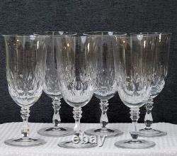 Mikasa Cameo Iced Tea Glass / Elegant Blown Cut Crystal Set of 6 Nice