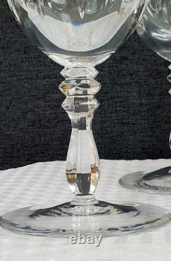 Mikasa Cameo Iced Tea Glass / Elegant Blown Cut Crystal Set of 6 Nice
