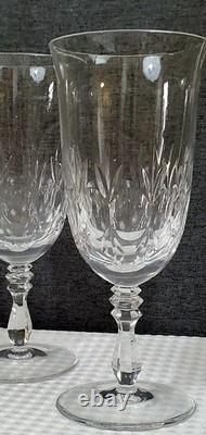 Mikasa Cameo Iced Tea Glass / Elegant Blown Cut Crystal Set of 6 Nice