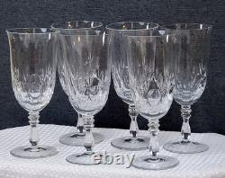 Mikasa Cameo Iced Tea Glass / Elegant Blown Cut Crystal Set of 6 Nice