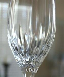 Mikasa Crystal Arctic Lights 10 Wine Glasses Vertical Cut Design 8-1/4 NIB