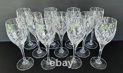 Mikasa English Garden Crystal Water Goblets Glasses 9 Set of 11