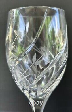 Mikasa English Garden Crystal Water Goblets Glasses 9 Set of 11