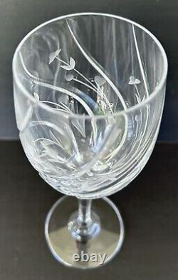 Mikasa English Garden Crystal Water Goblets Glasses 9 Set of 11