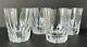Mikasa Flame D'amore Crystal (4) Executive Double Old Fashioned Glasses 4 3/8