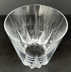 Mikasa Flame D'amore Crystal (4) Executive Double Old Fashioned Glasses 4 3/8