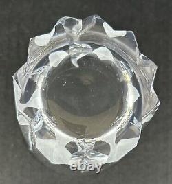Mikasa Flame D'amore Crystal (4) Executive Double Old Fashioned Glasses 4 3/8