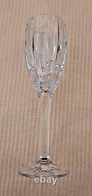 Mikasa Uptown Crystal Wine Glass withSwirl Cut 8 1/4 Tall (8 pcs). Free shipping