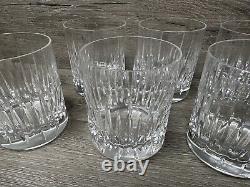 Miller Rogaska SOHO Double Old Fashioned Tumblers Vertical Cuts Set of 6