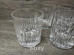 Miller Rogaska SOHO Double Old Fashioned Tumblers Vertical Cuts Set of 6