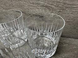 Miller Rogaska SOHO Double Old Fashioned Tumblers Vertical Cuts Set of 6