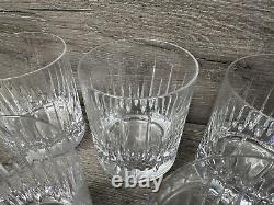 Miller Rogaska SOHO Double Old Fashioned Tumblers Vertical Cuts Set of 6