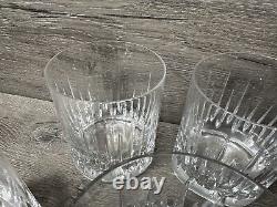 Miller Rogaska SOHO Double Old Fashioned Tumblers Vertical Cuts Set of 6
