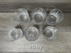 Miller Rogaska SOHO Double Old Fashioned Tumblers Vertical Cuts Set of 6