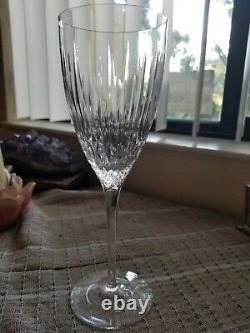 Mint Bohemian Clear Cut Crystal Wine Glass Set of 18. Rogaska etch signed