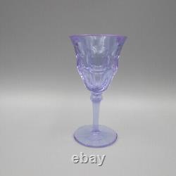 Moser Cut Crystal ALEXANDRITE / NEODYMIUM Small Cordial Glasses Set of Six