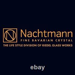 NACHTMANN TRAUB RUBY TALL WINE HOCK, Cut Lead Crystal, 8.25, Glasses, 2PCS SET