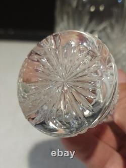 NEVER USED Wedgwood Majesty Vintage Cut Crystal Glass Decanter & Stopper 12'