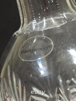 NEVER USED Wedgwood Majesty Vintage Cut Crystal Glass Decanter & Stopper 12'