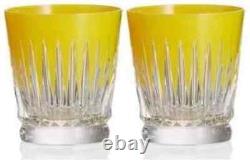 NEW Waterford Crystal FIREWORK (2025) Set of 2 Yellow DOF Tumblers 4 New Tags