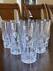 NWT SIX Tall Glasses Kristaluxus Mexico Full Lead Hand Cut Crystal 24% PBO
