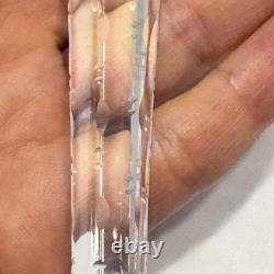 Nachtmann Crystal Wine Set Of 4 Glass Yellow Amber Cut To Clear 8 1/4 Brown Vtg