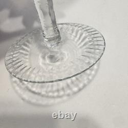 Nachtmann Crystal Wine Set Of 4 Glass Yellow Amber Cut To Clear 8 1/4 Brown Vtg