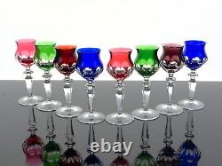 Nachtmann Marilyn Cut-to-clear Cased Crystal Cordial Glasses Set Of 8