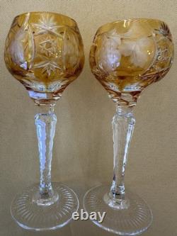 Nachtmann Traube Cordials Set Of Six Cut To Clear