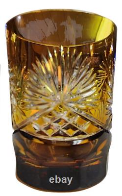 Nachtmann Traube Cut to Clear Crystal Whiskey Glasses Set of 5! Excellent Cond