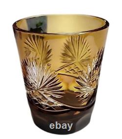 Nachtmann Traube Cut to Clear Crystal Whiskey Glasses Set of 5! Excellent Cond
