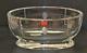 New BACCARAT France Crystal Gray Cut Ovals Vertical TRANQUILITY 8L Bowl no box