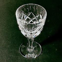 ORREFORS KAROLINA WATER GLASSES, Cut Lead Crystal, 6 oz, Made in Sweden, 4PCS