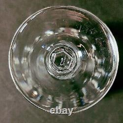 ORREFORS KAROLINA WATER GLASSES, Cut Lead Crystal, 6 oz, Made in Sweden, 4PCS
