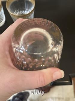 One Mint Saint Louis Crystal THISTLE GOLD Double Old Fashioned. 5 Available