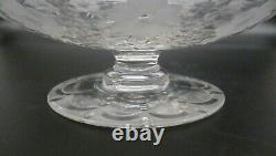 PAIRPOINT Art Glass CORNWALL Cut Engraved Crystal Footed 12 Centerpiece Bowl