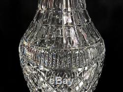 Pair Large WATERFORD TRAMORE Cut Crystal TABLE LAMPS
